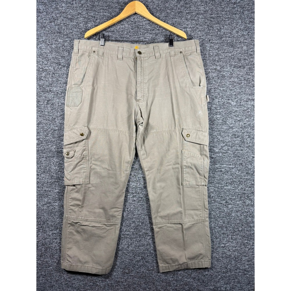 Carhartt B342-DES Relaxed Fit Ripstop‎ Cargo Work Pants Mens 44x30 Desert Tan